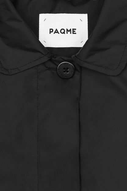 Womens 'trench' Raincoat - Black