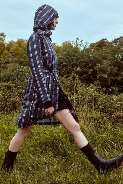 Women's 'trench' Raincoat - Check