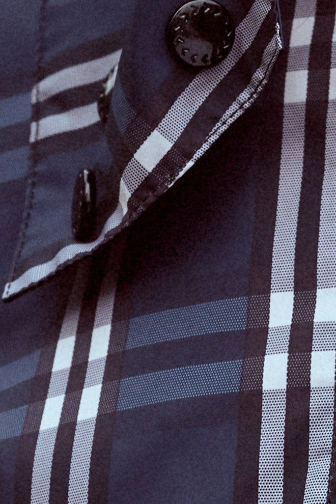 Women's 'trench' Raincoat - Check