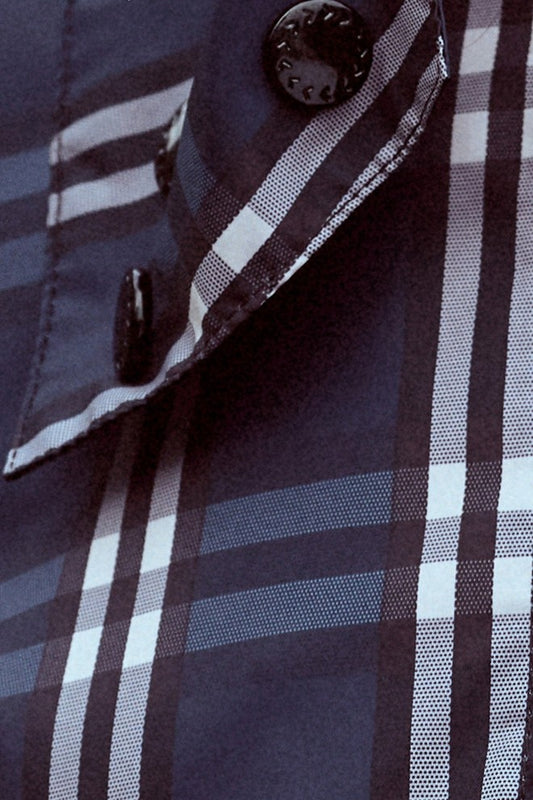 Women's 'trench' Raincoat - Check