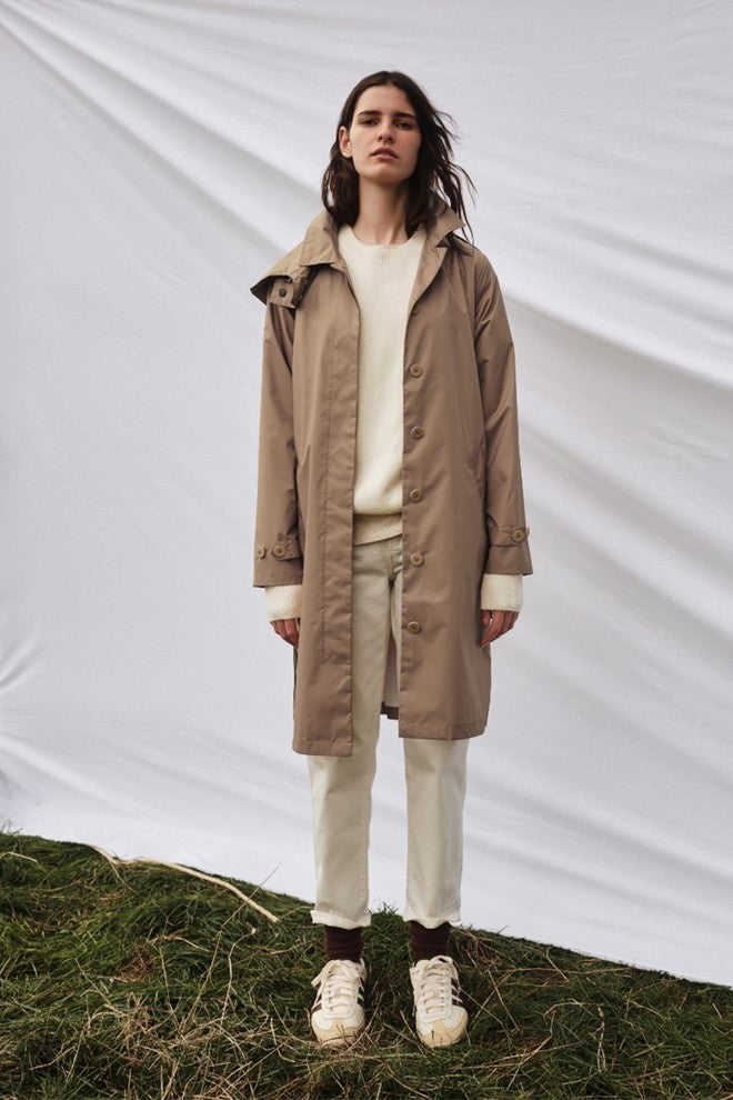 Women's 'trench' Raincoat - Doe