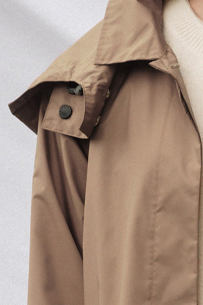 Women's 'trench' Raincoat - Doe