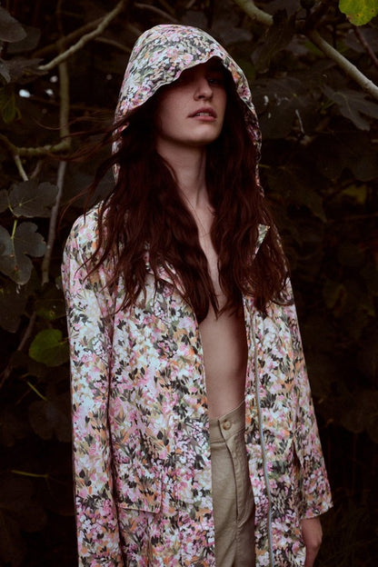 Womens 'anyday' 3/4 Raincoat - Bloom