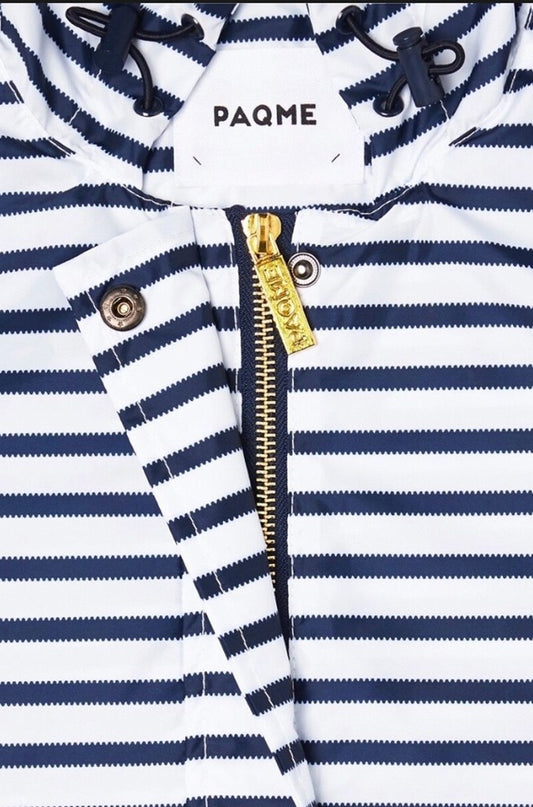 Womens 'anyday' 3/4 Raincoat - Zig Stripe