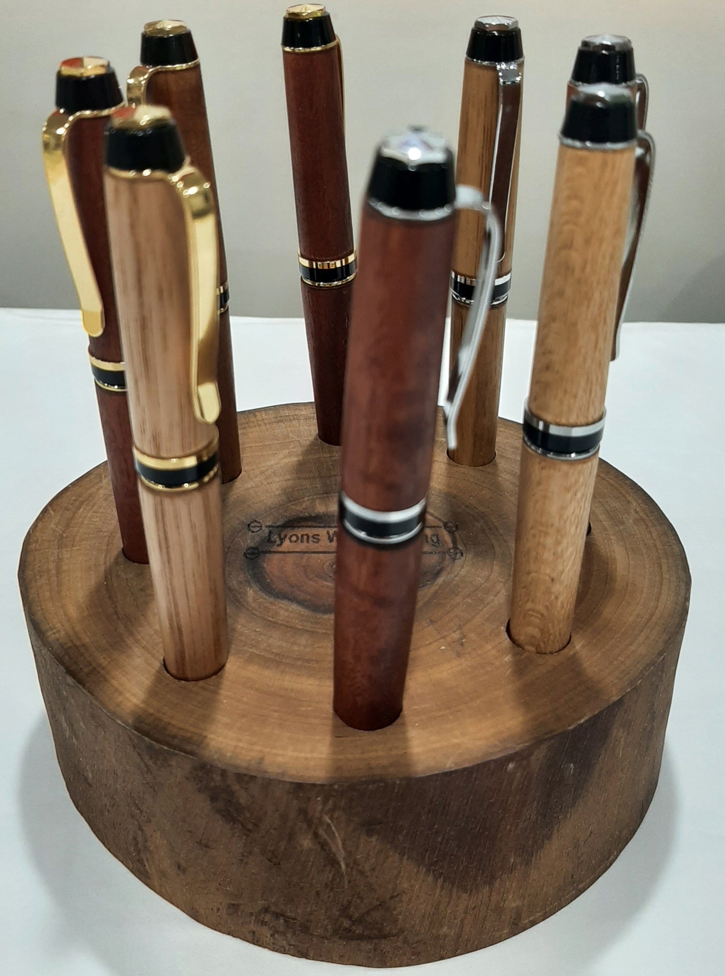 Hand-turned Timber Barrel Pen | Parker Refills | Australian Made