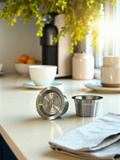 Aldi K-fee®, Caffitaly & Verismo - Reusable Stainless Steel Coffee Capsule | Eco-Friendly Refillable Pod