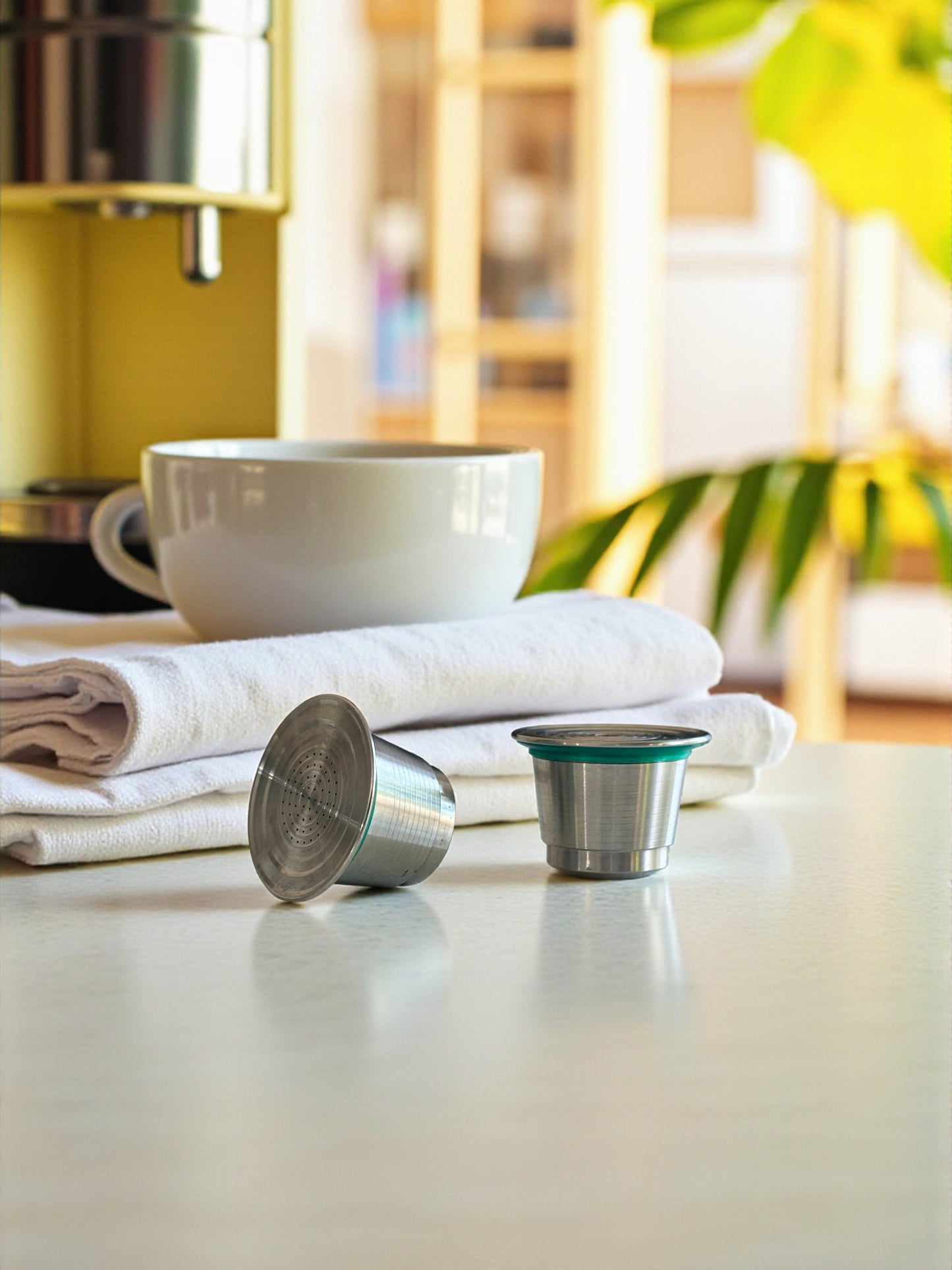 Nespresso - Reusable Stainless Steel Coffee Capsule | Eco-Friendly Refillable Pod