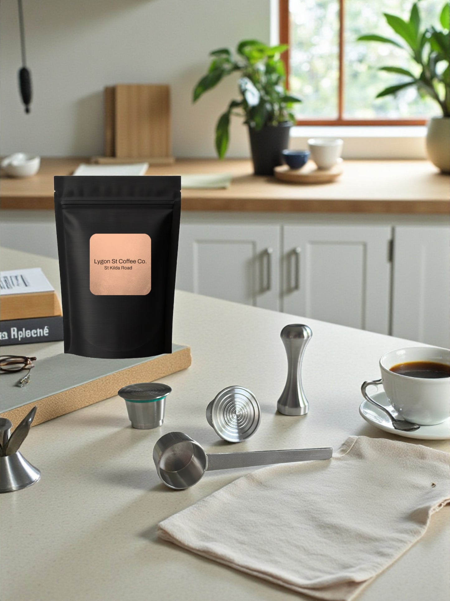 Nespresso Reusable Coffee Pods - Starter pack | Stainless Steel Refillable Capsules with Coffee