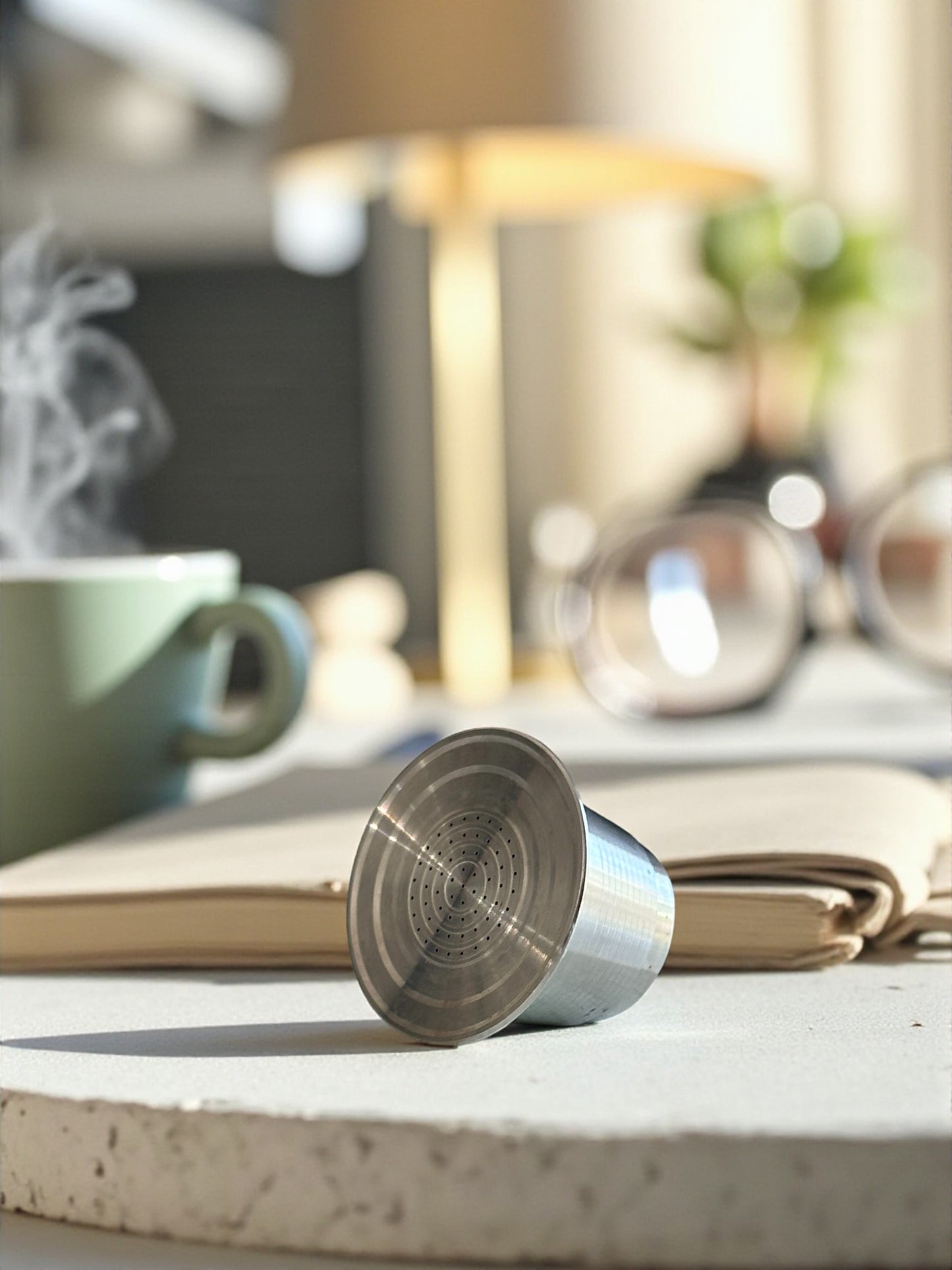 Nespresso - Reusable Stainless Steel Coffee Capsule | Eco-Friendly Refillable Pod
