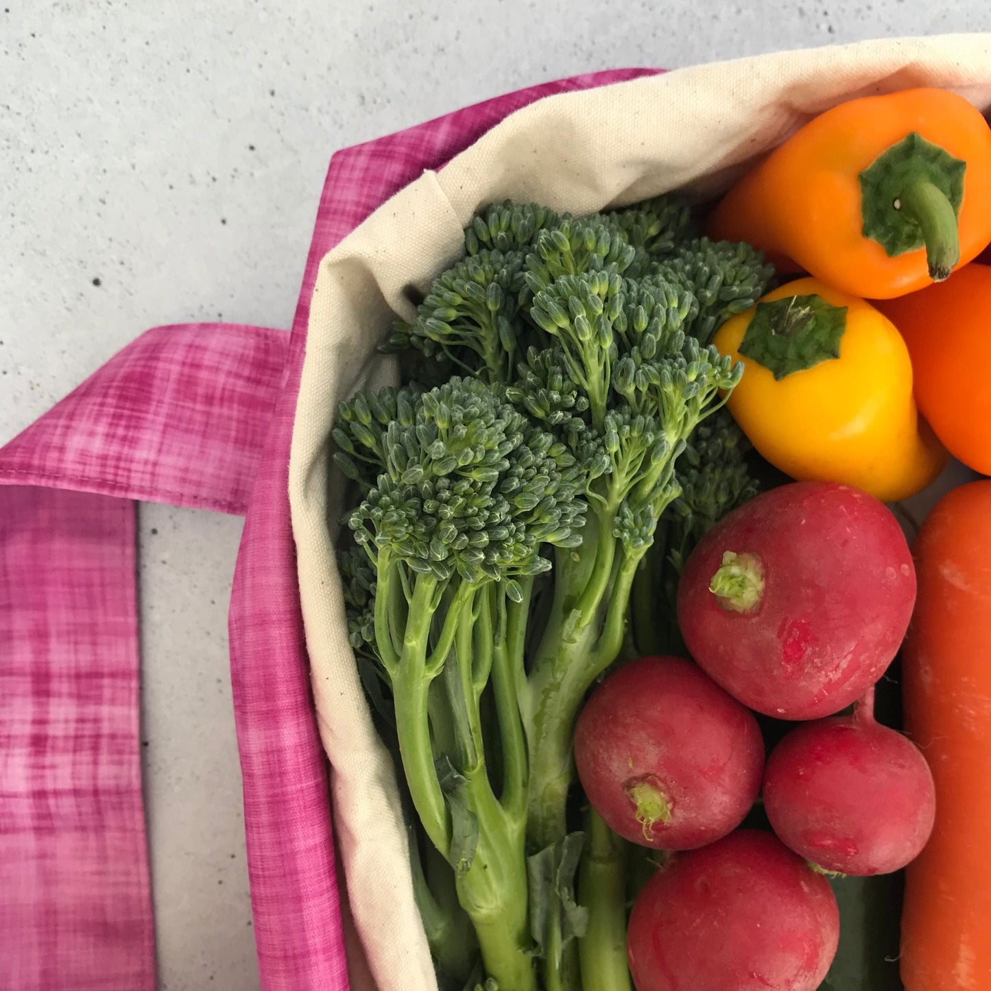 Produce Pod veggie bag - Rhubarb