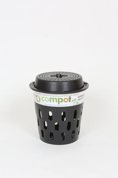 Black Recycled Compot | 5L Compost Bin
