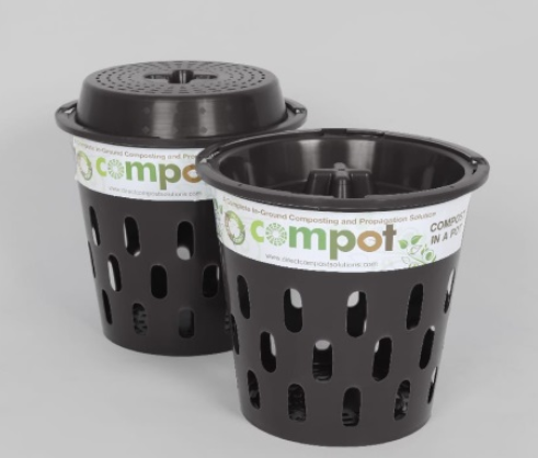 Black Recycled Compot | 5L Compost Bin