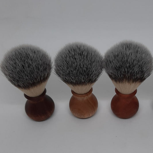 Hand-turned Timber Shave Brush | Soft Nylon | Australian Made