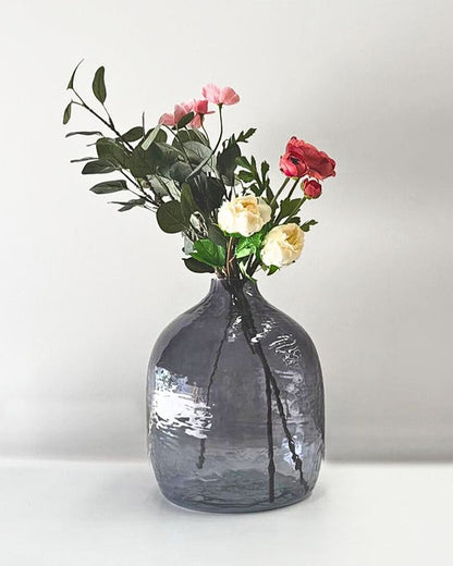 Glass Vase - Hebron Handblown Hammered