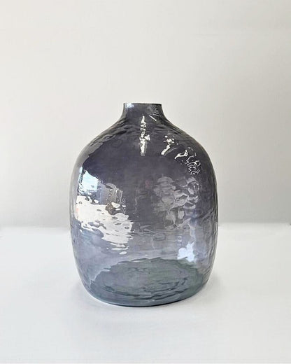 Glass Vase - Hebron Handblown Hammered
