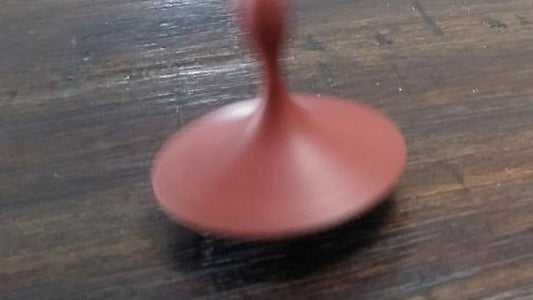 Hand-turned Recycled Timber Spinning Top | Oiled | Australian Made