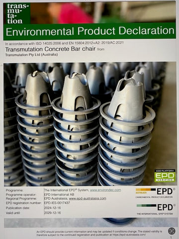 Recycled Plastic Concrete Rebar Chairs (Concrete Spacers) (Pack of 20/200) | 100% Aus Made