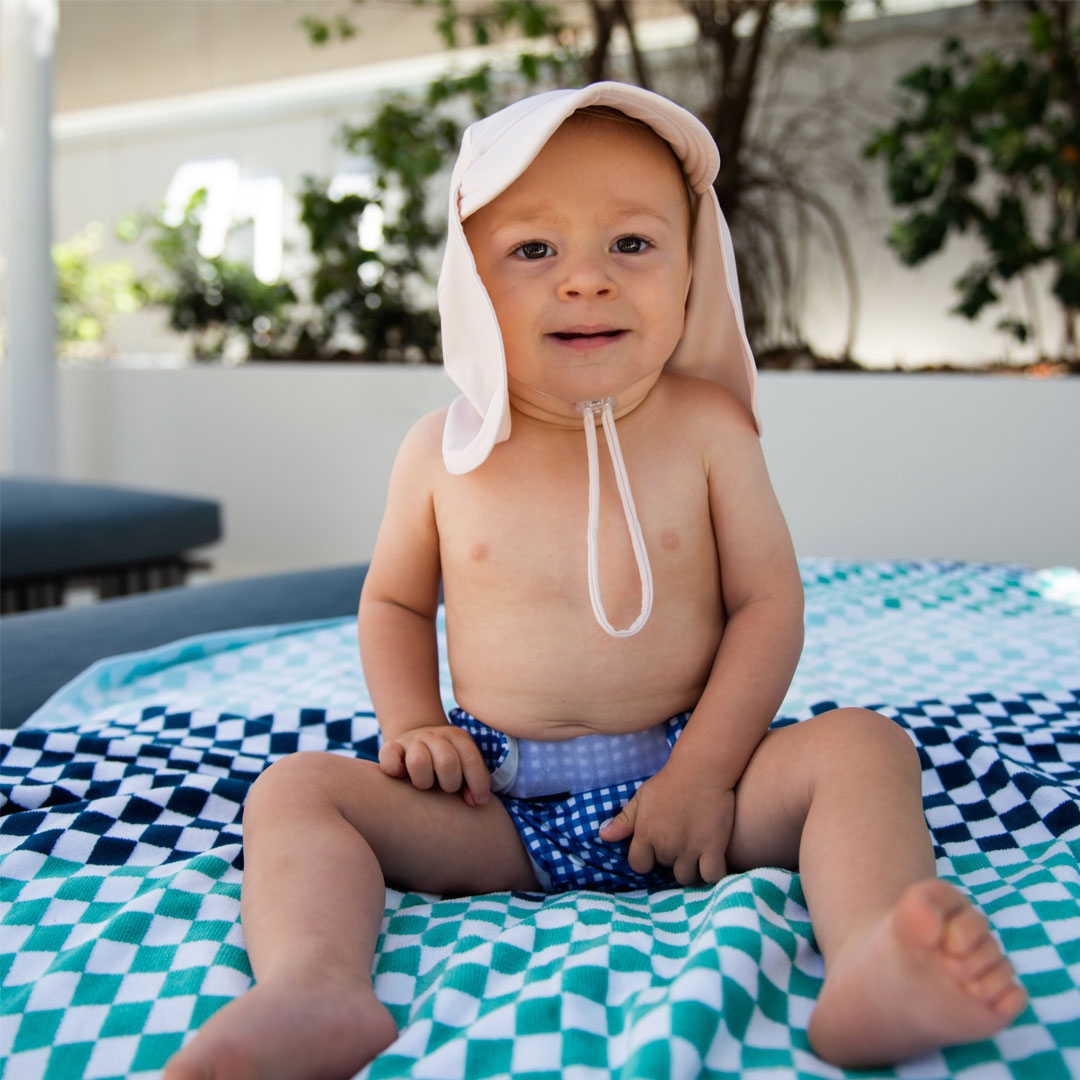 Baby Legionnaires Cap - Cream