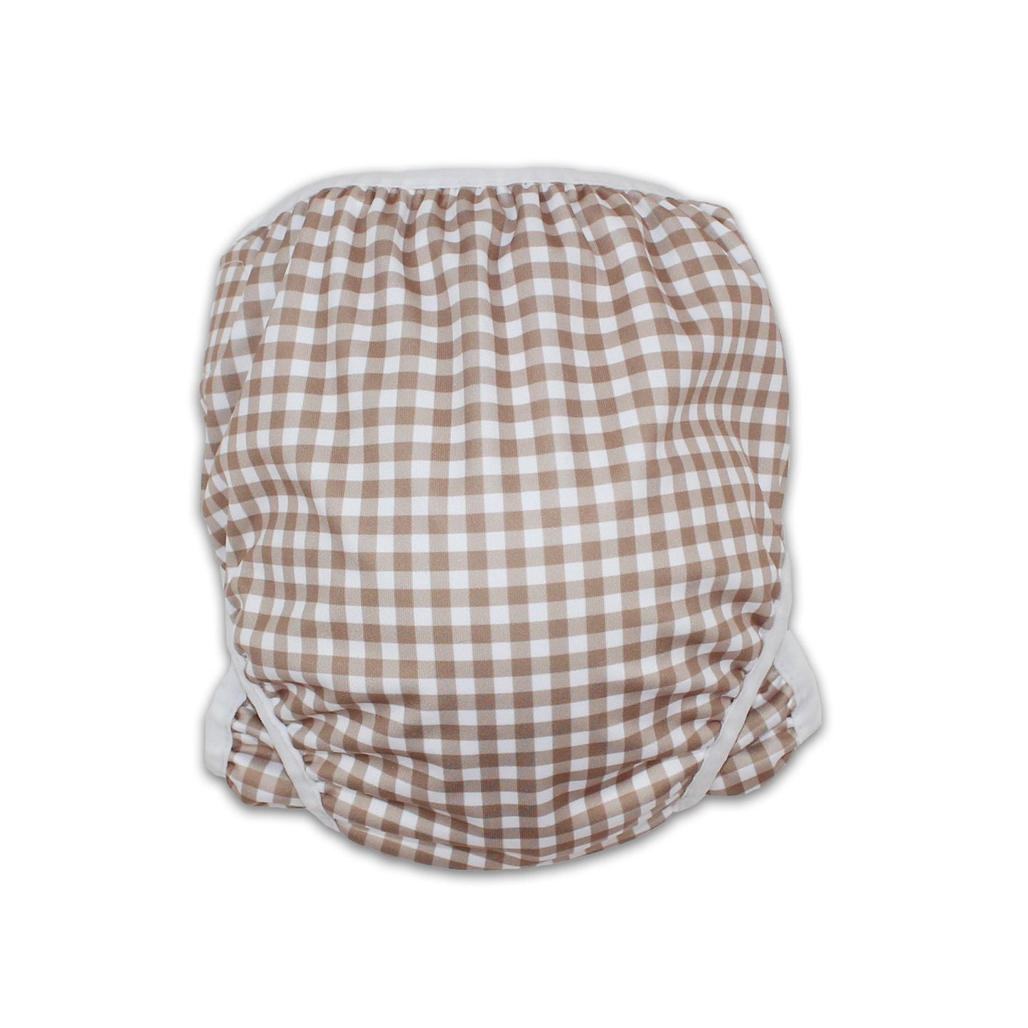 As seen on Chemist Warehouse. Tyoub Reusable and Adjustable Swim Nappy. The Reusable Swim Nappy and Wet Bag in the colour black and white Gingham Check is Excellent for swimming lessons and all aquatic play. This swim nappy fits all babies from 3 months to 3 years old. With double inner leg gusset, it is leak and accident proof. Has a Snug fit and soft elastic seams. With no gaps, the exact waistband fit with soft VELCRO tabs. Made in quick dry fabric.