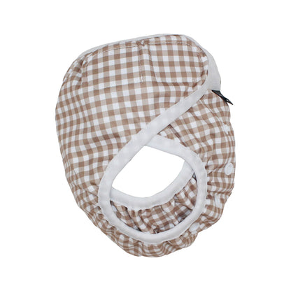 As seen on Chemist Warehouse. Tyoub Reusable and Adjustable Swim Nappy. The Reusable Swim Nappy and Wet Bag in the colour black and white Gingham Check is Excellent for swimming lessons and all aquatic play. This swim nappy fits all babies from 3 months to 3 years old. With double inner leg gusset, it is leak and accident proof. Has a Snug fit and soft elastic seams. With no gaps, the exact waistband fit with soft VELCRO tabs. Made in quick dry fabric.