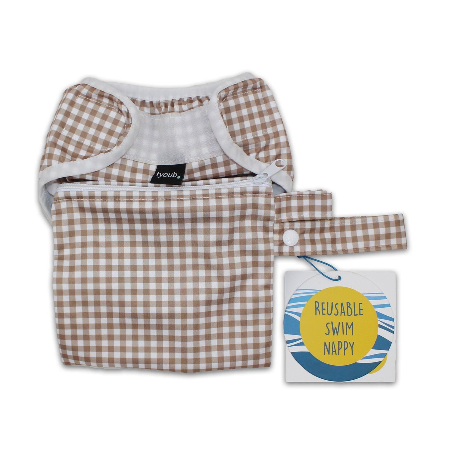 Adjustable Reusable Swim Nappy and Wet Bag