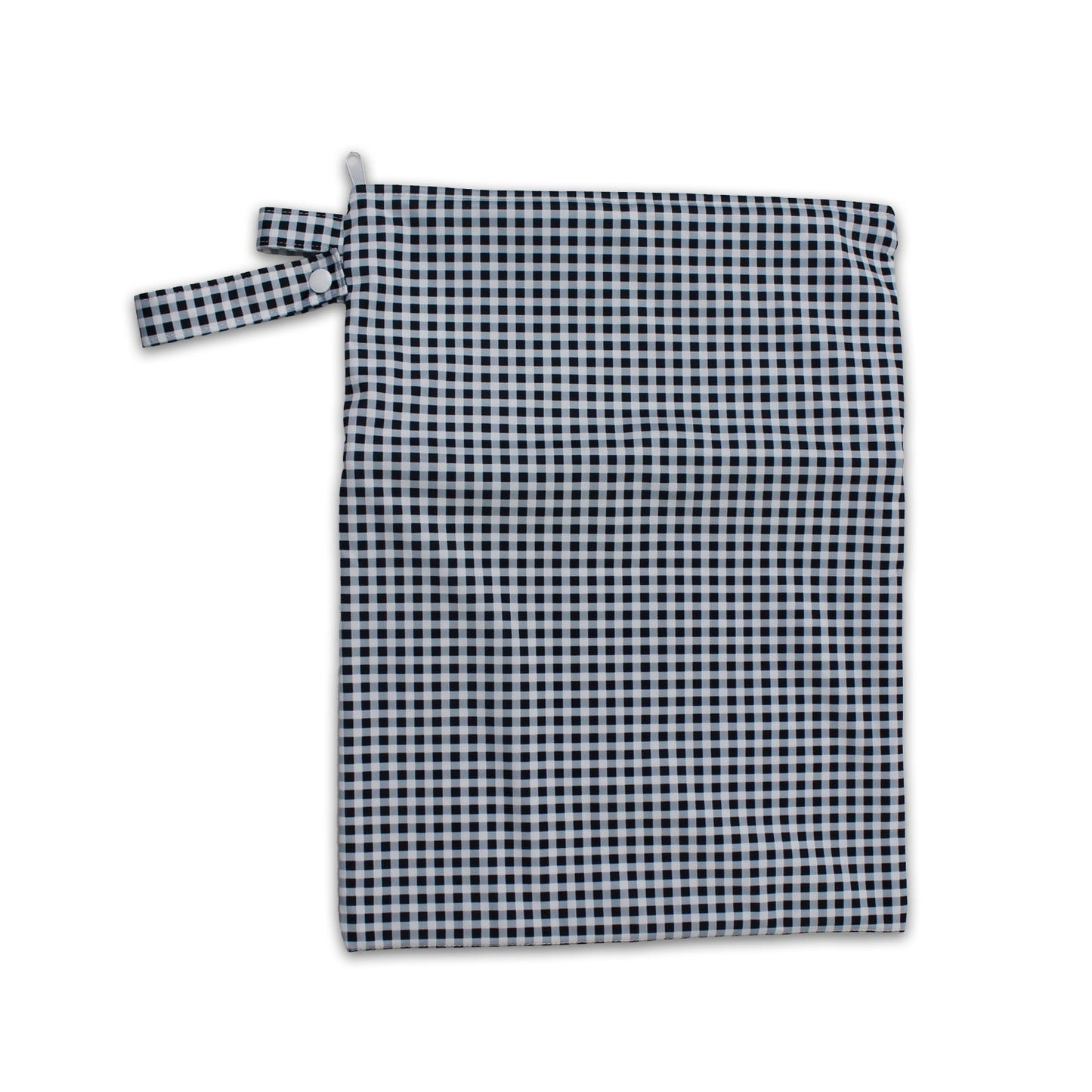 Stay-dry Zip Wet Bag - Black Gingham