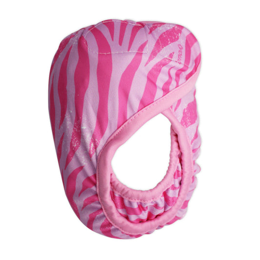 Adjustable Reusable Swim Nappy and Wet Bag - Tiger Pink