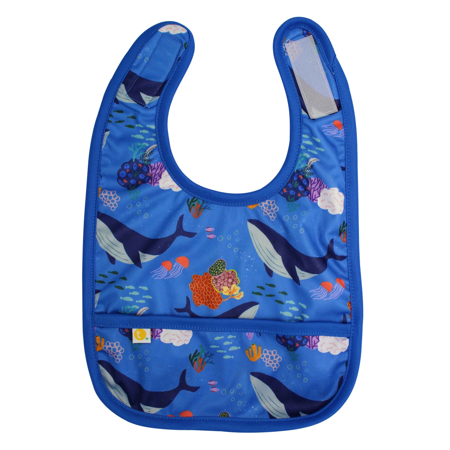 Stay-dry Baby Bib - Whales | Tyoub x Suki McMaster