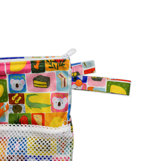 Stay-dry Zip Wet Bag - Medium - Aussie Icons | Tyoub x Suki McMaster