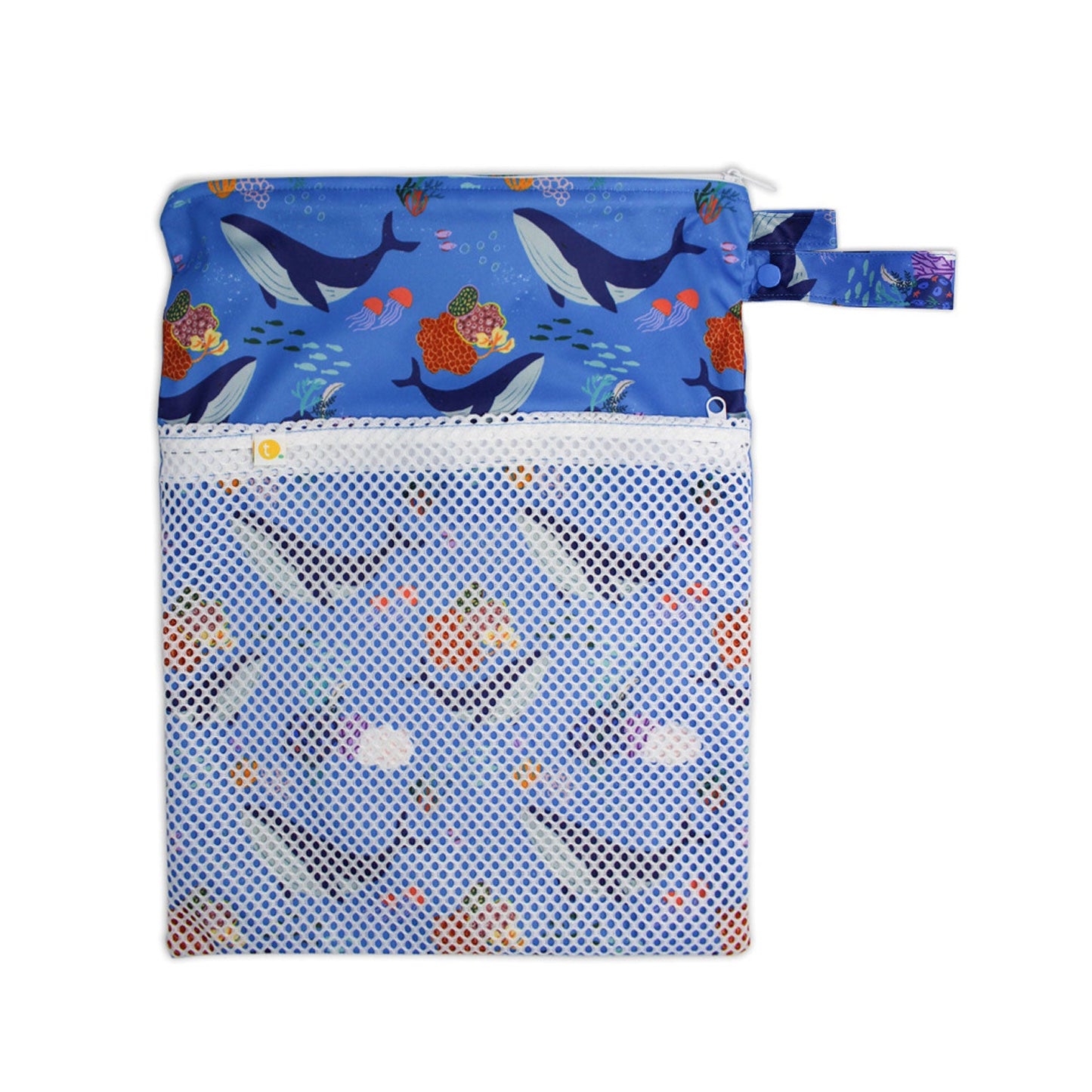 Stay-dry Zip Wet Bag – Whales | Tyoub x Suki McMaster