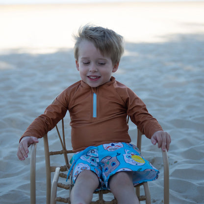 Kids Board Shorts - Skulls Amigo