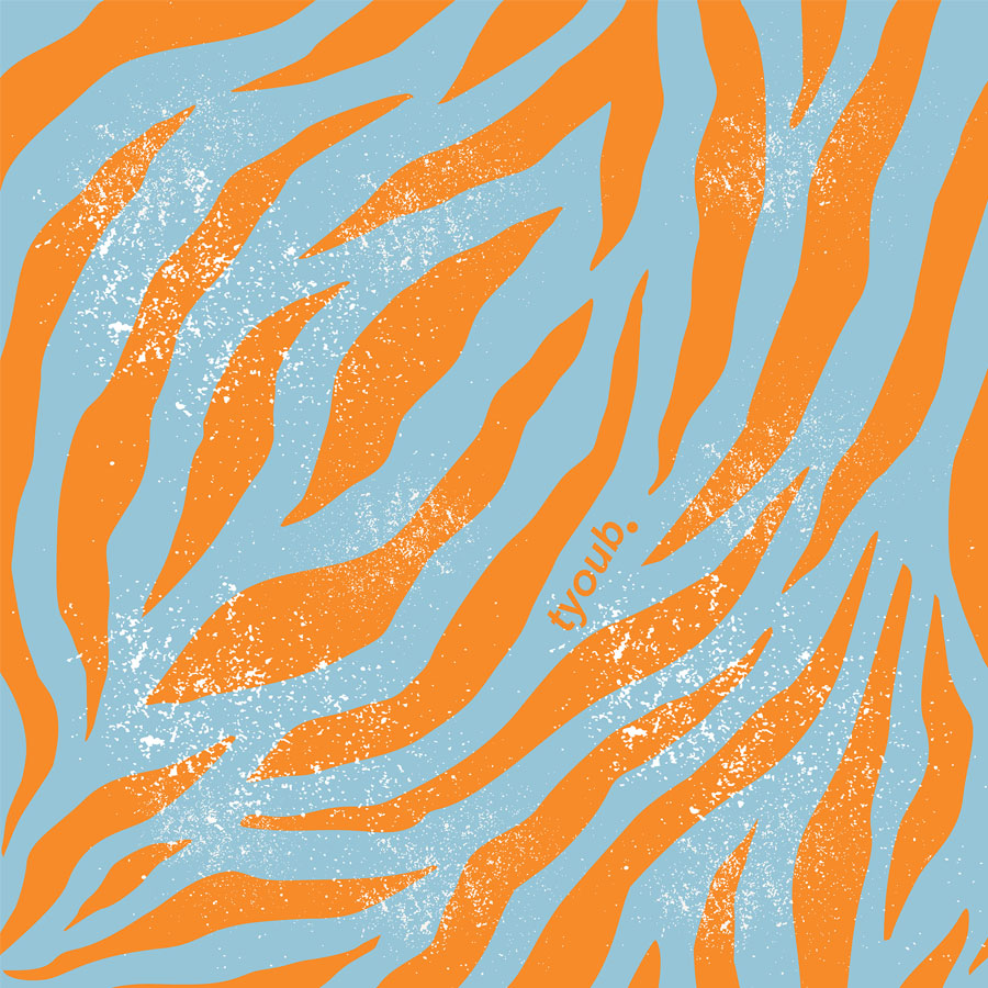 Stay-dry Zip Wet Bag – Tiger Blue Orange