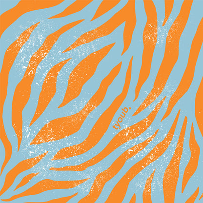 Stay-dry Zip Wet Bag – Tiger Blue Orange