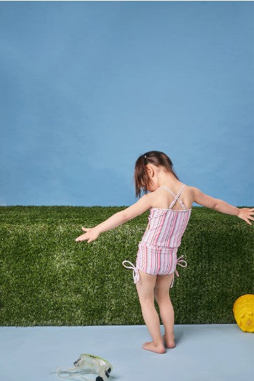Kids Tankini Set | Ruffle Design | Recycled Fabric | UPF 50+