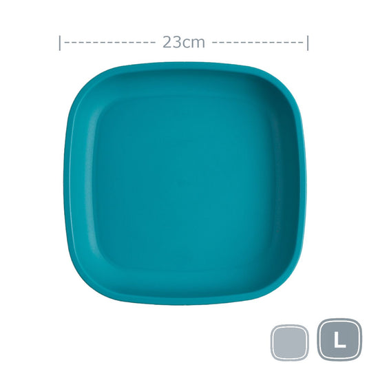 Replay Large Flat Plate - Teal