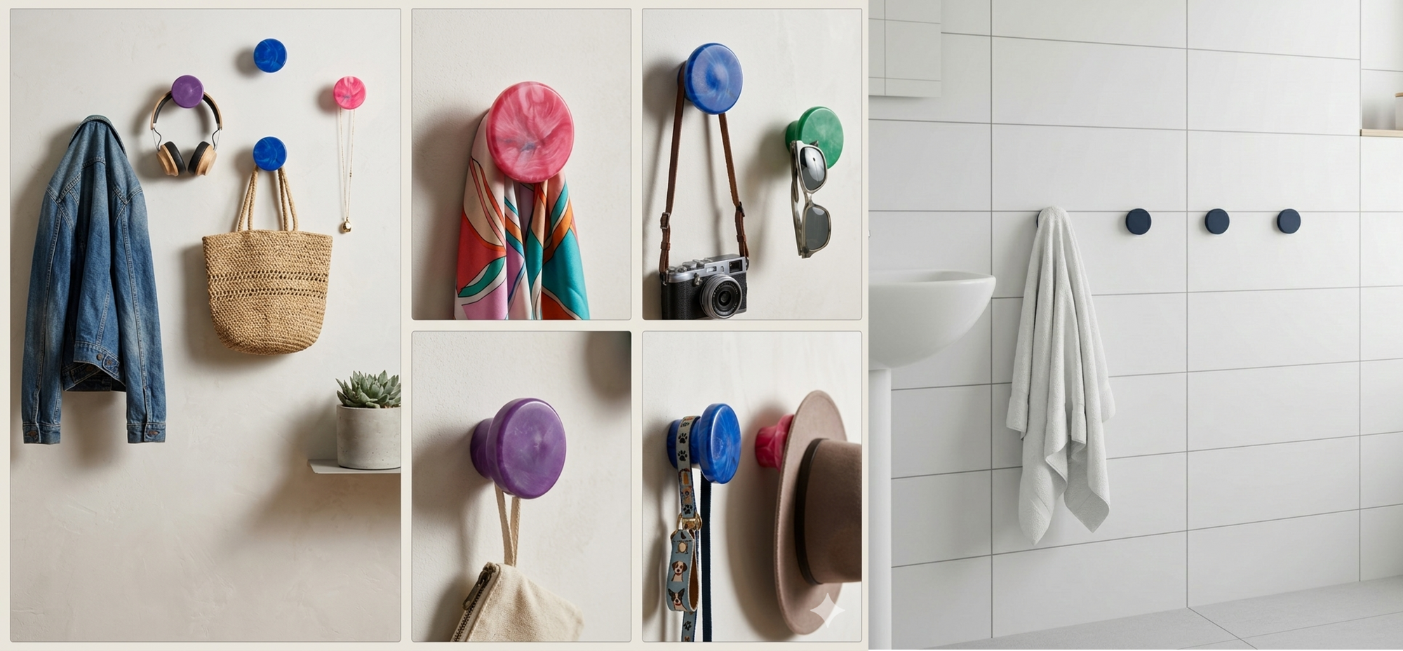 Designer Cabinet Handles & Wall Hooks