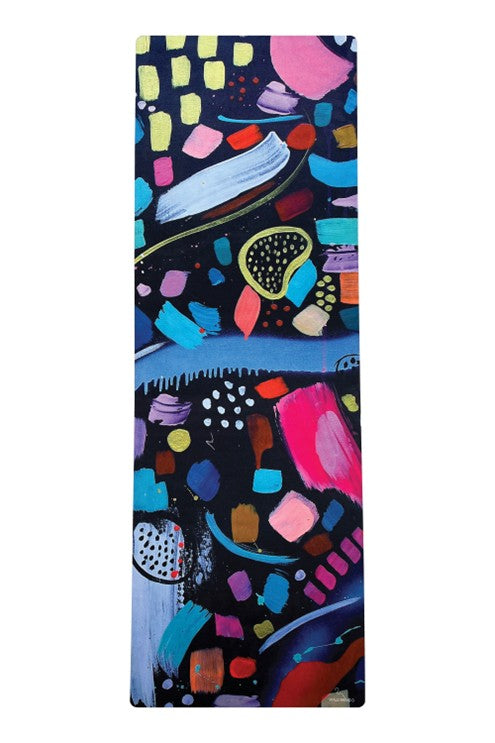 Yoga Mat | Washable Workout Mat | Recycled Rubber & Microsuede | 3mm Natural Rubber
