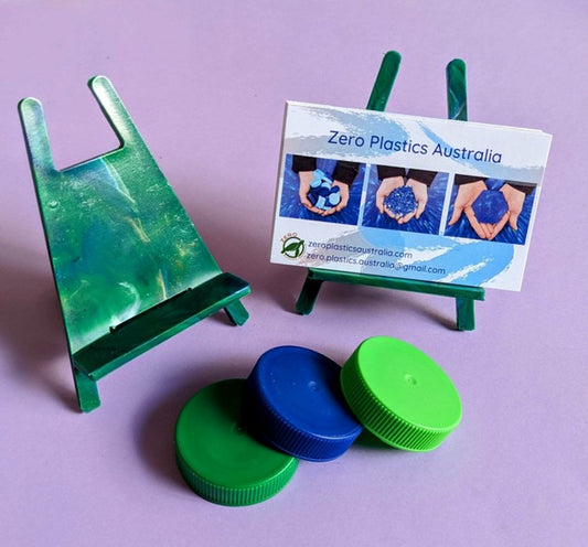 Recycled Plastic Business Card Holder│Easel Stand│Handmade in Australia