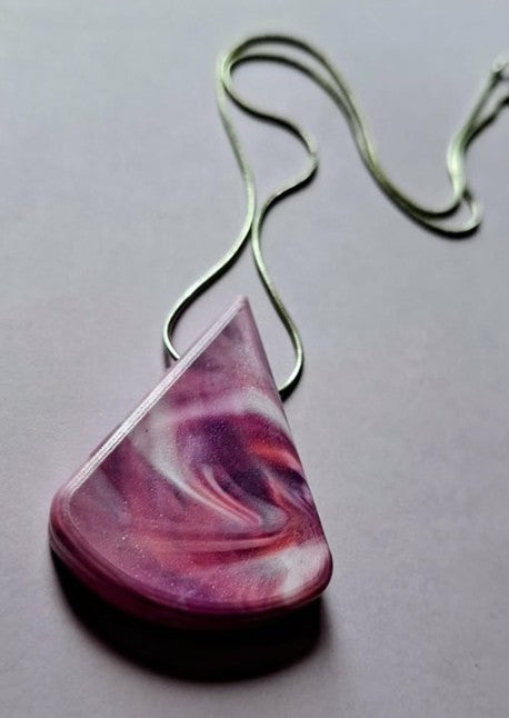 Recycled Plastic Necklace Pendant│Wearable Art│Handmade in Ballarat