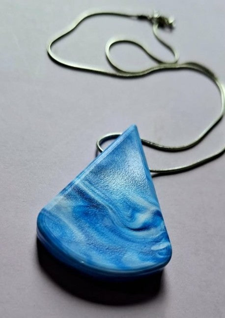 Recycled Plastic Necklace Pendant│Wearable Art│Handmade in Ballarat