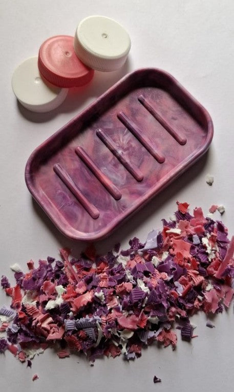 Recycled Plastic Soap Dish│Waterproof│Textured Drainage│Handmade in Ballarat