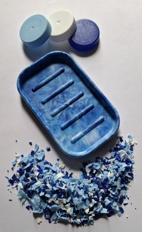 Recycled Plastic Soap Dish│Waterproof│Textured Drainage│Handmade in Ballarat