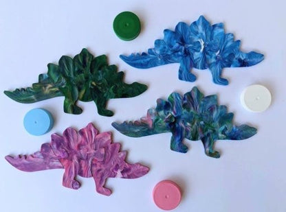 Recycled Plastic Dinosaur Puzzle│Stegosaurus, T-Rex & More│Kids 5+