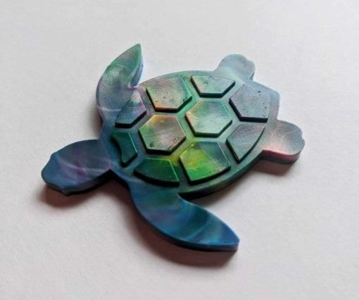 Recycled Plastic Turtle Fridge Magnets│Set of 4│Handmade in Australia