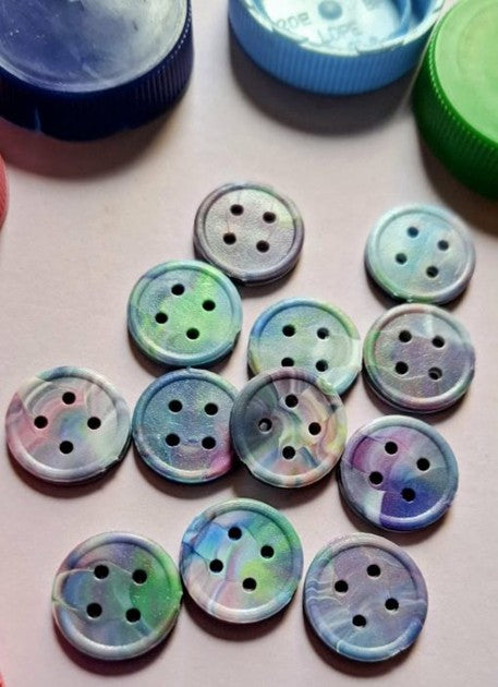 Recycled Plastic Buttons│Australian Made│20mm│10 Pack