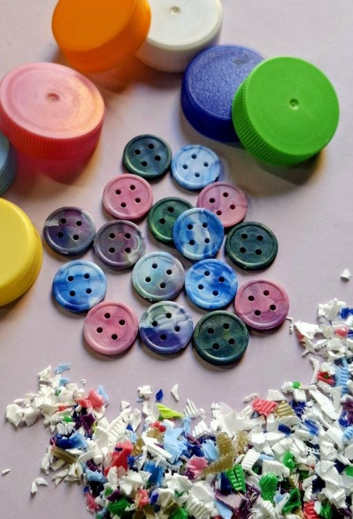 Recycled Plastic Buttons│Australian Made│20mm│10 Pack