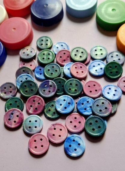 Recycled Plastic Buttons│Australian Made│20mm│10 Pack