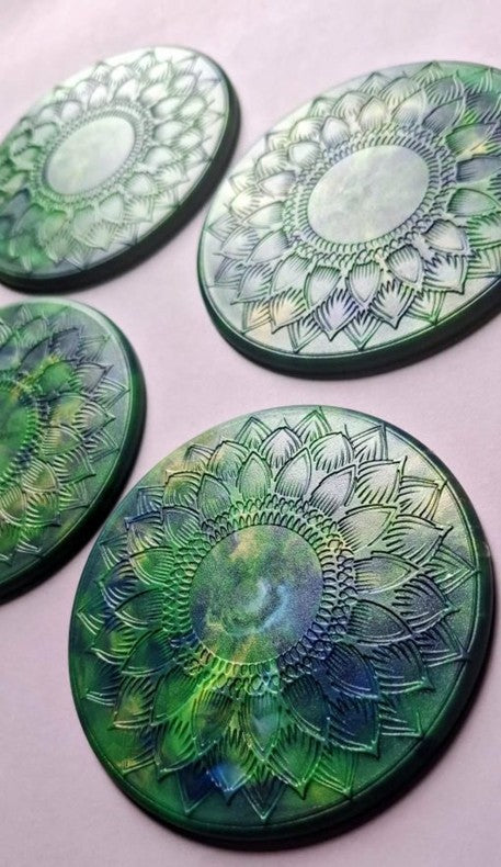 Coasters 4-Pack | 100% Recycled Plastic | Eco-protection for surfaces