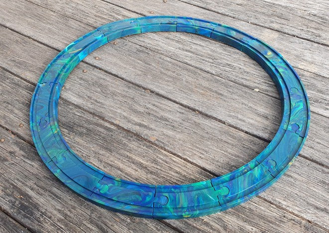 Recycled Plastic Train Track│Connects to Wooden Tracks│Kids 3+