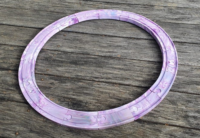 Recycled Plastic Train Track│Connects to Wooden Tracks│Kids 3+